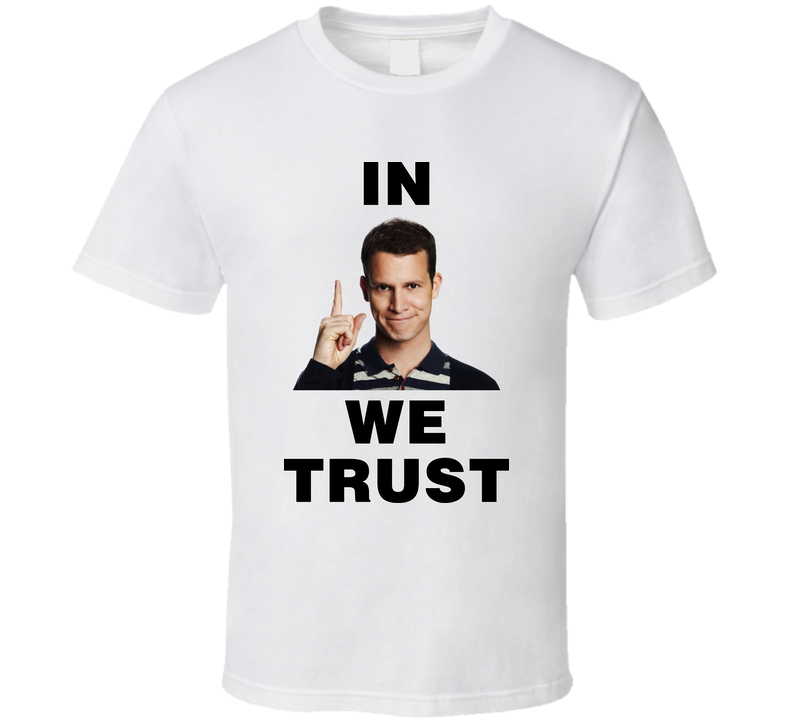 In Daniel Tosh We Trust Tosh O White Unisex T Shirt In Daniel Tosh We Trust Tosh O White Unisex T Shirt