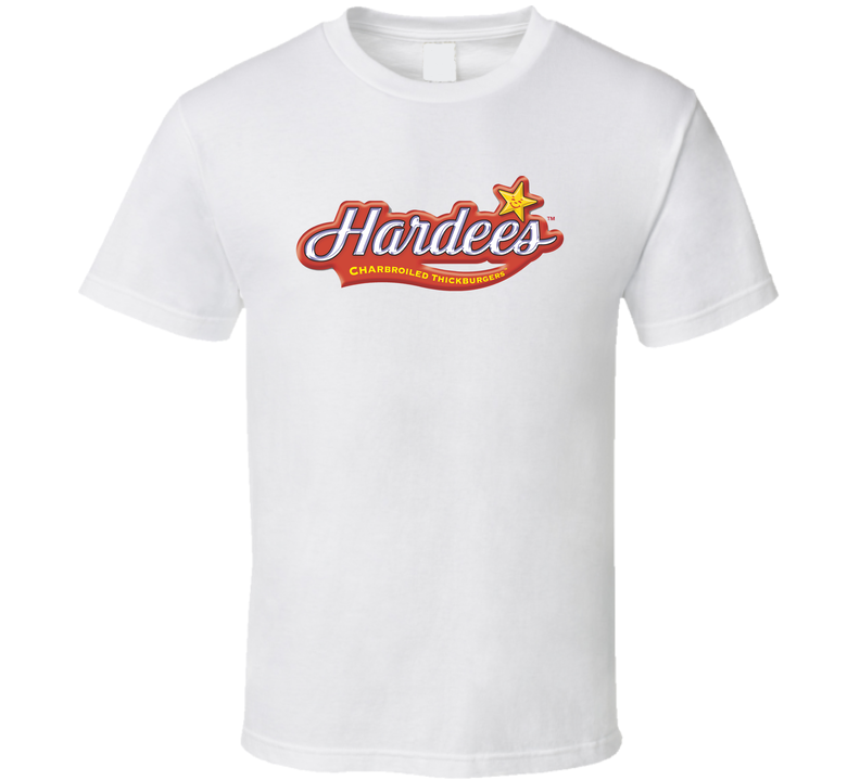 Hardee's American Favourite Food White Unisex T Shirt Hardee's American Favourite Food White Unisex T Shirt