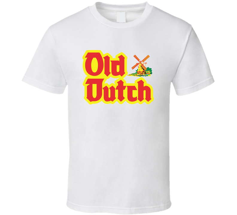 Old Dutch Most Popular Potato Chip Brand Snack Food Lovers White Unisex T Shirt Old Dutch Most Popular Potato Chip Brand Snack Food Lovers White Unisex T Shirt