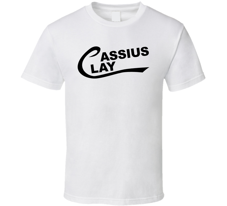 Cassius Clay Retro Muhammad Ali Boxing Legend White Unisex T Shirt Cassius Clay Retro Muhammad Ali Boxing Legend White Unisex T Shirt