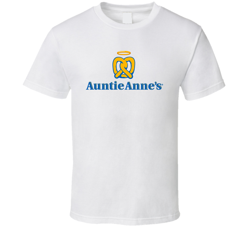 Auntie Anne's Favorite Fast Food White Unisex T Shirt Auntie Anne's Favorite Fast Food White Unisex T Shirt