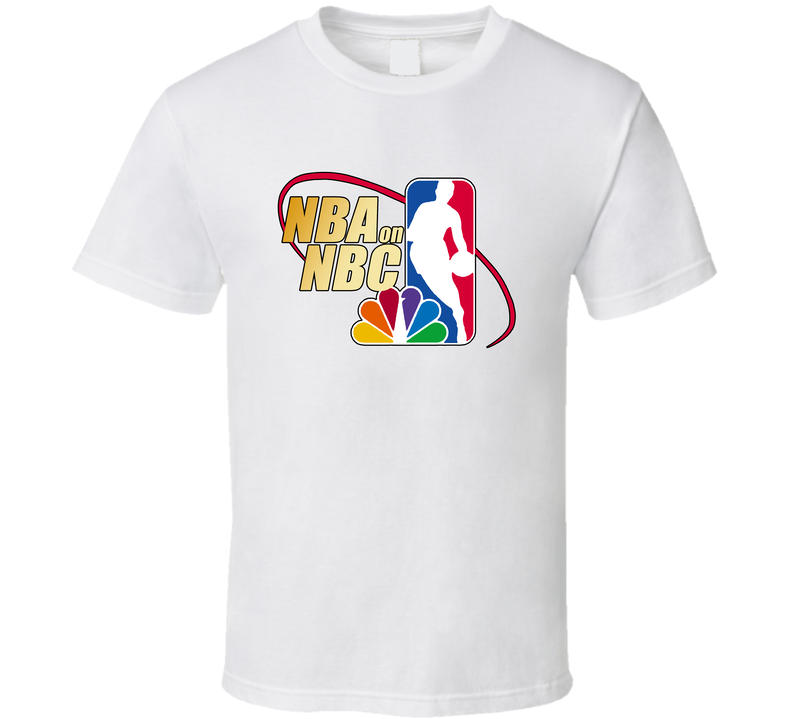 Nba On Nbc Retro Basketball Tv Intro Basketball Fan White Unisex T Shirt Nba On Nbc Retro Basketball Tv Intro Basketball Fan White Unisex T Shirt