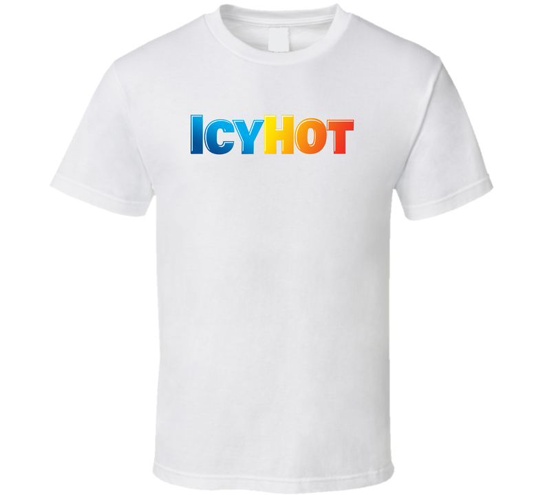 Icy Hot Best Over The Counter Medication Logo White Unisex T Shirt Icy Hot Best Over The Counter Medication Logo White Unisex T Shirt
