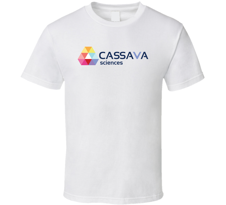 Cassava Sciences Nasdaq Company Logo Employee Fan White Unisex T Shirt Cassava Sciences Nasdaq Company Logo Employee Fan White Unisex T Shirt