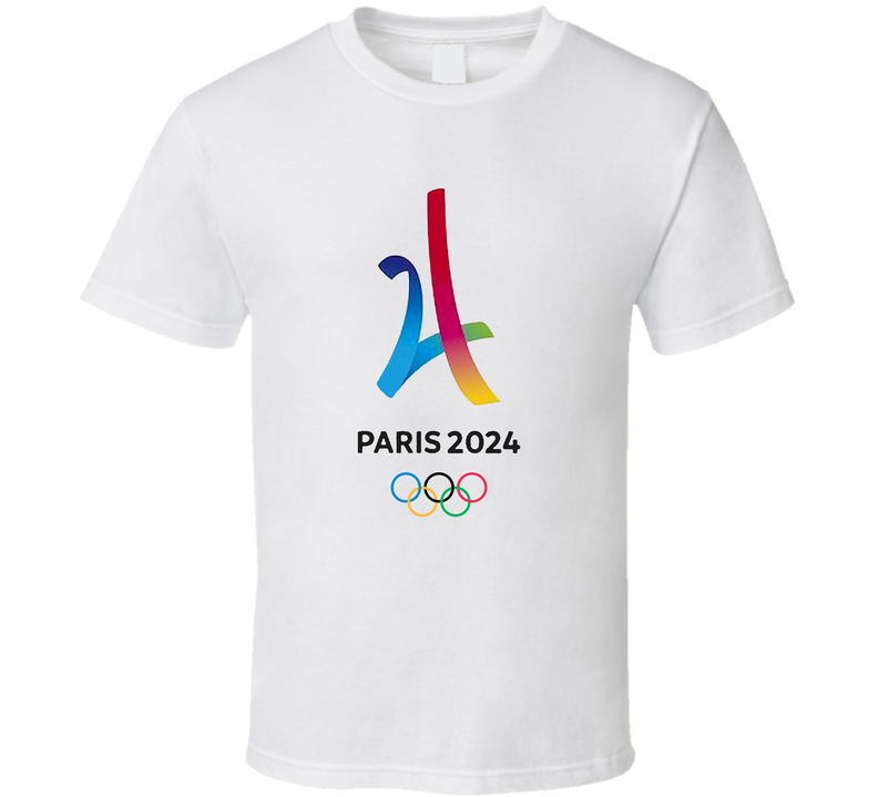 Paris 2024 Olympics 4 Logo White Unisex T Shirt Paris 2024 Olympics 4 Logo White Unisex T Shirt