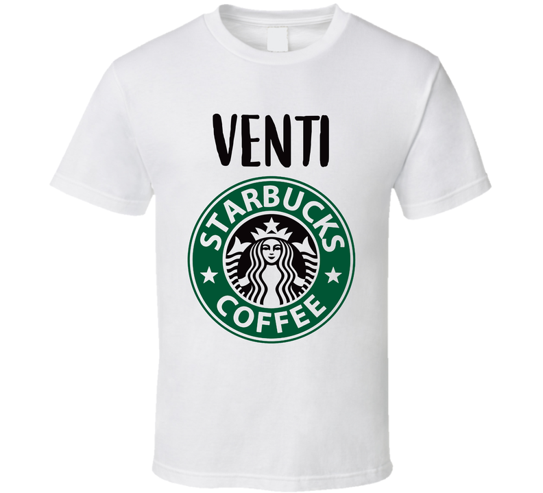 Starbucks Venti Drink Funny Halloween Group Costume White Unisex T Shirt Starbucks Venti Drink Funny Halloween Group Costume White Unisex T Shirt