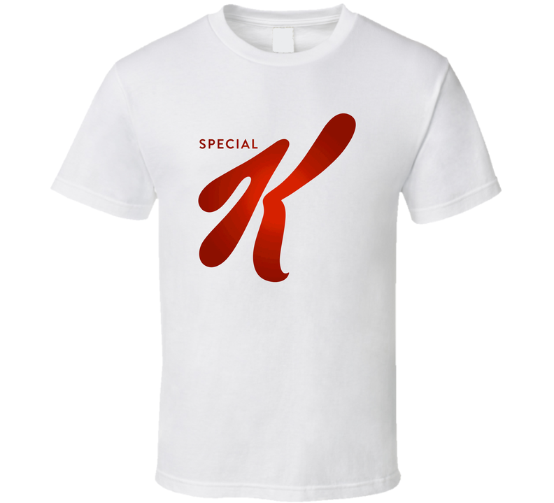 Special K Logo Greatest Cereal Of All Time Breakfast Fan Foodie White Unisex T Shirt Special K Logo Greatest Cereal Of All Time Breakfast Fan Foodie White Unisex T Shirt