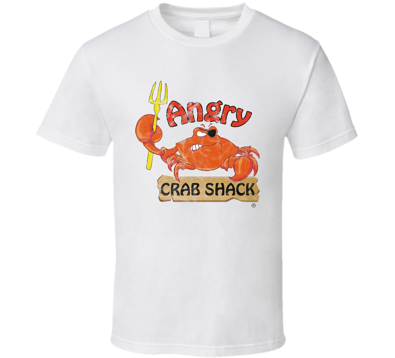 Angry Crab Shack Phoenix Arizona Top Restaurants Food Fan Lover Foodie Worn Look White Unisex T Shirt Angry Crab Shack Phoenix Arizona Top Restaurants Food Fan Lover Foodie Worn Look White Unisex T Shirt