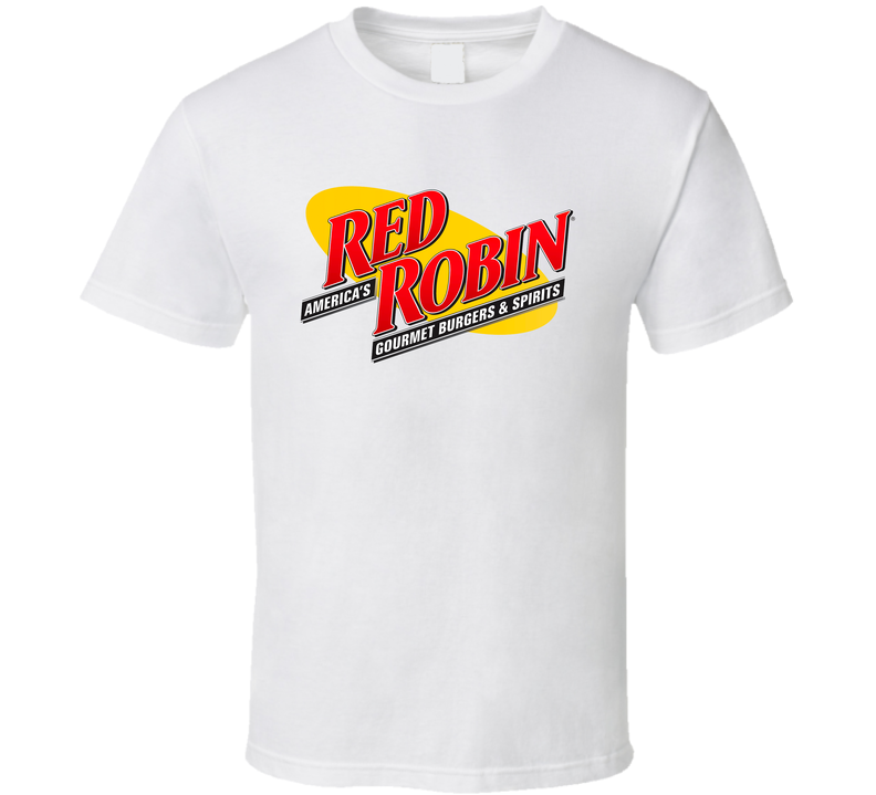 Red Robin American Favorite Fast Food White Unisex T Shirt Red Robin American Favorite Fast Food White Unisex T Shirt