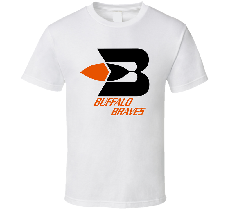Buffalo Braves Retro 70's Logo Basketball Fan White Unisex T Shirt Buffalo Braves Retro 70's Logo Basketball Fan White Unisex T Shirt