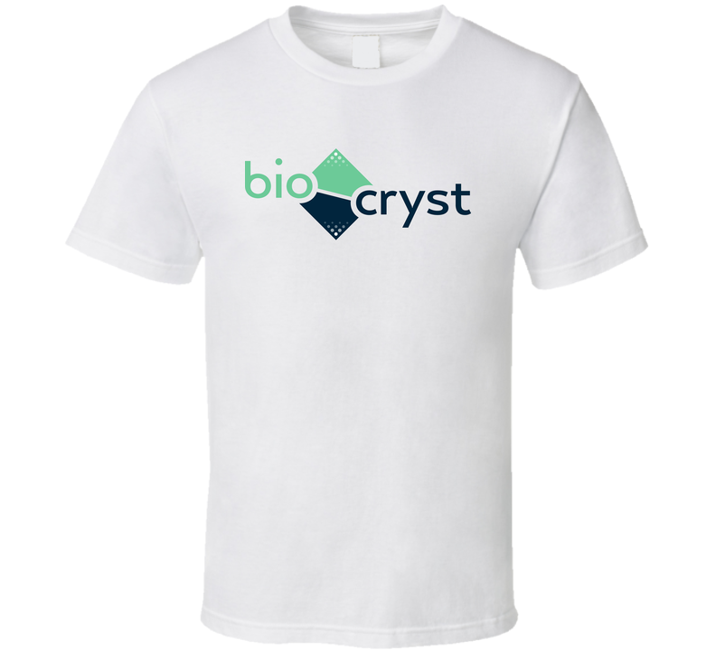 Biocryst Pharmaceuticals Nasdaq Company Logo Employee Fan White Unisex T Shirt Biocryst Pharmaceuticals Nasdaq Company Logo Employee Fan White Unisex T Shirt
