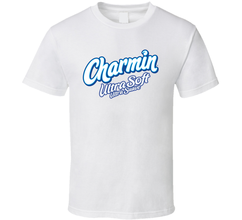 Charmin Ultra Soft Toilet Paper Company Logo White Unisex T Shirt Charmin Ultra Soft Toilet Paper Company Logo White Unisex T Shirt