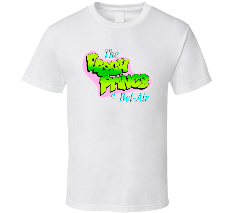 The Fresh Prince Of Bel-air 90s Tv Show Sitcom White Unisex T Shirt The Fresh Prince Of Bel-air 90s Tv Show Sitcom White Unisex T Shirt