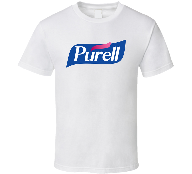 Purell Hand Sanitizer Logo White Unisex T Shirt