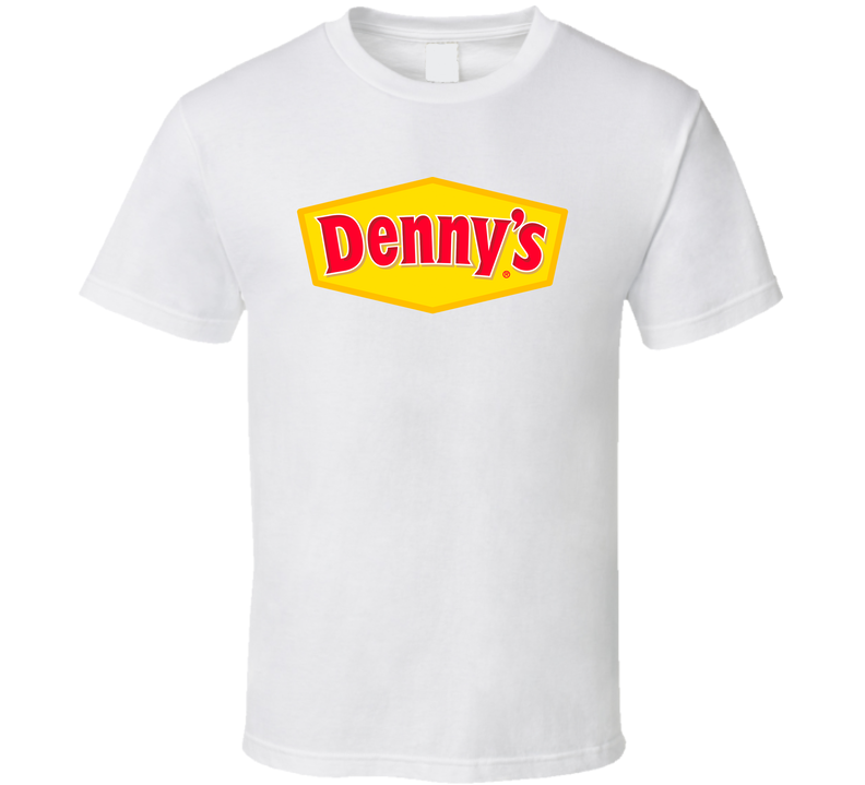 Denny's American Favourite Food White Unisex T Shirt Denny's American Favourite Food White Unisex T Shirt