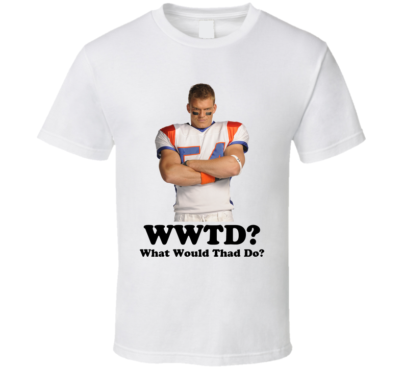 Blue Mountain State Thad Castle White Unisex T Shirt