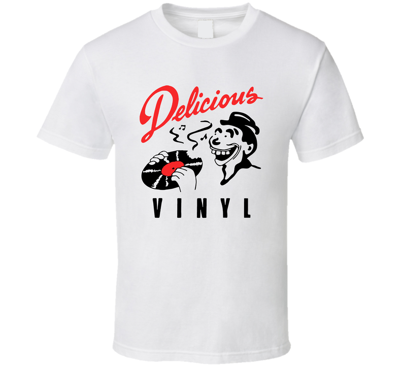 Delicious Vinyl Hip Hop Record Label Music Lovers White Unisex T Shirt