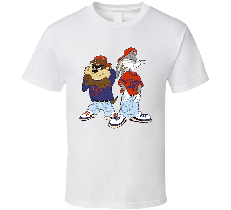 Bugs Bunny Tazmanian Devil Looney Toons Fan White Unisex T Shirt Bugs Bunny Tazmanian Devil Looney Toons Fan White Unisex T Shirt