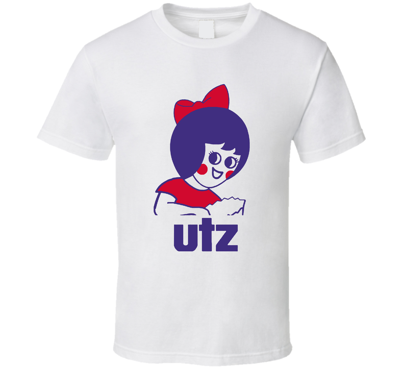 Utz Quality Foods Most Popular Potato Chip Brand Snack Food Lovers White Unisex T Shirt Utz Quality Foods Most Popular Potato Chip Brand Snack Food Lovers White Unisex T Shirt