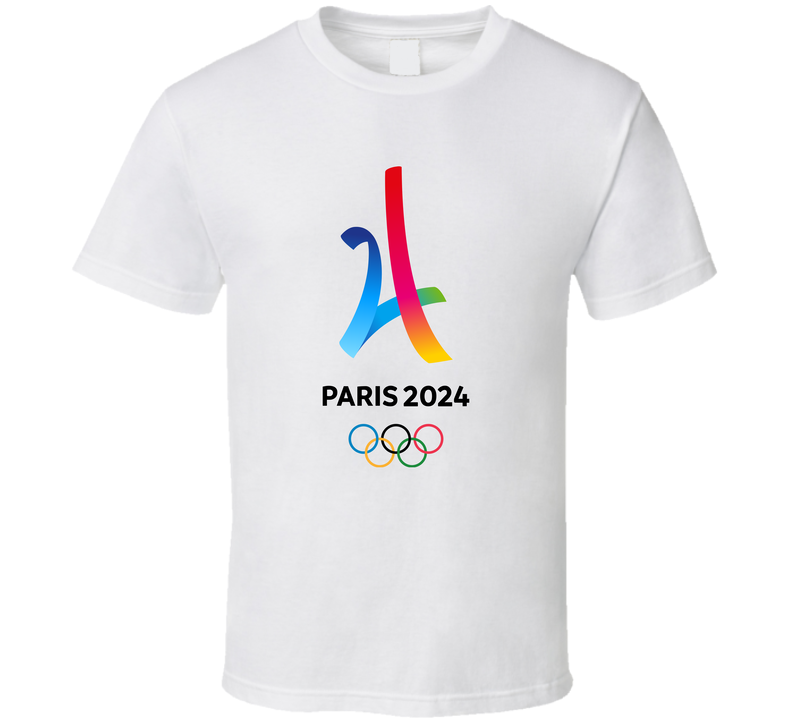 Paris 2024 Olympics White Unisex T Shirt Paris 2024 Olympics White Unisex T Shirt