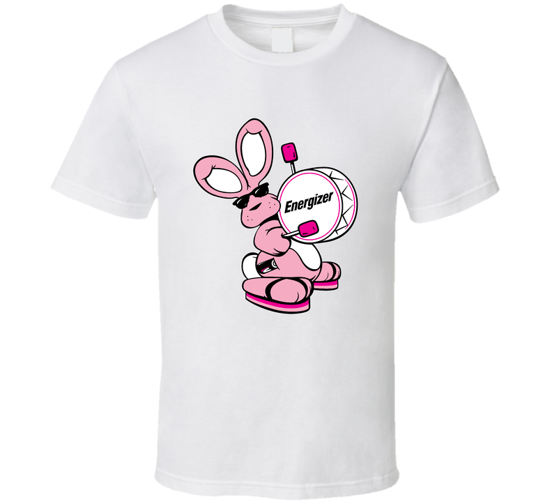 It Keeps Going And Going Energizer Bunny Most Memorable Ad Slogan White Unisex T Shirt It Keeps Going And Going Energizer Bunny Most Memorable Ad Slogan White Unisex T Shirt