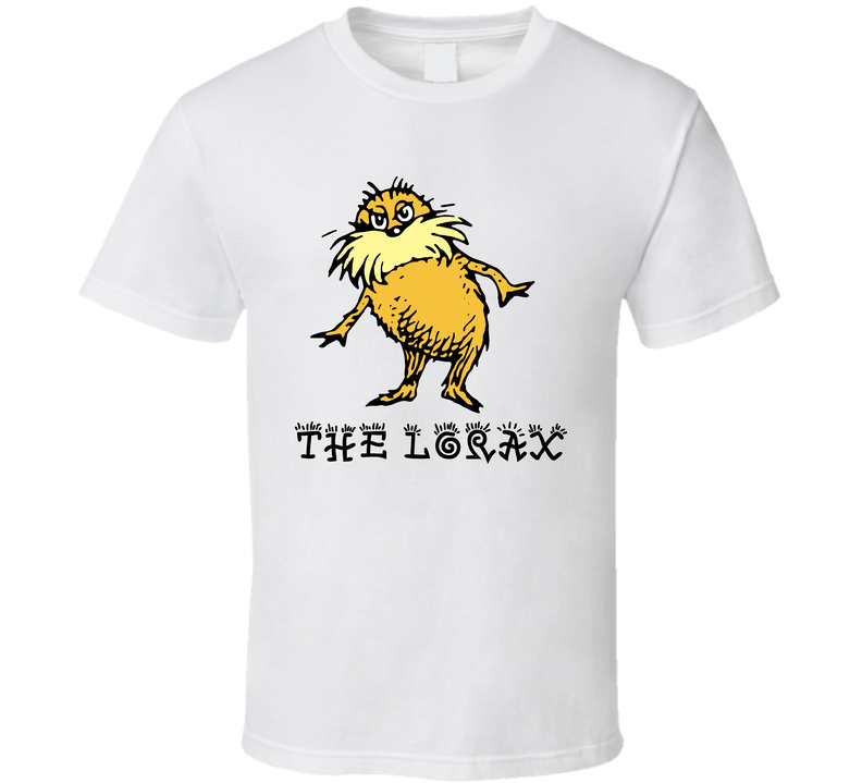 The Lorax Dr Seuss Cartoon T White Unisex T Shirt The Lorax Dr Seuss Cartoon T White Unisex T Shirt