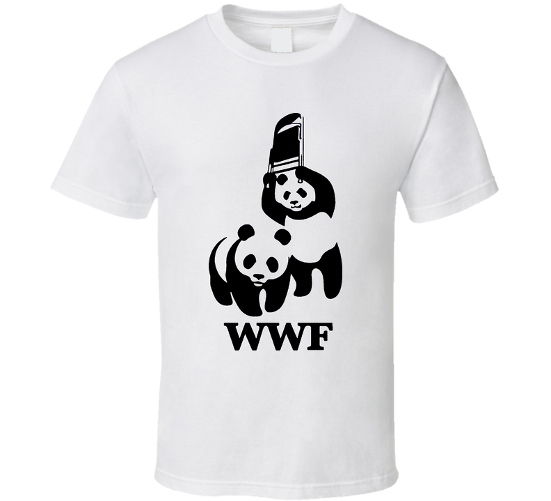 Funny Wwf Parody Panda Wildlife Joke Wrestling White Unisex T Shirt Funny Wwf Parody Panda Wildlife Joke Wrestling White Unisex T Shirt