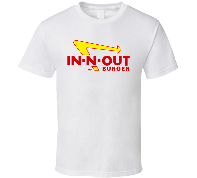 In N Out Burger Favorite Fast Food White Unisex T Shirt In N Out Burger Favorite Fast Food White Unisex T Shirt