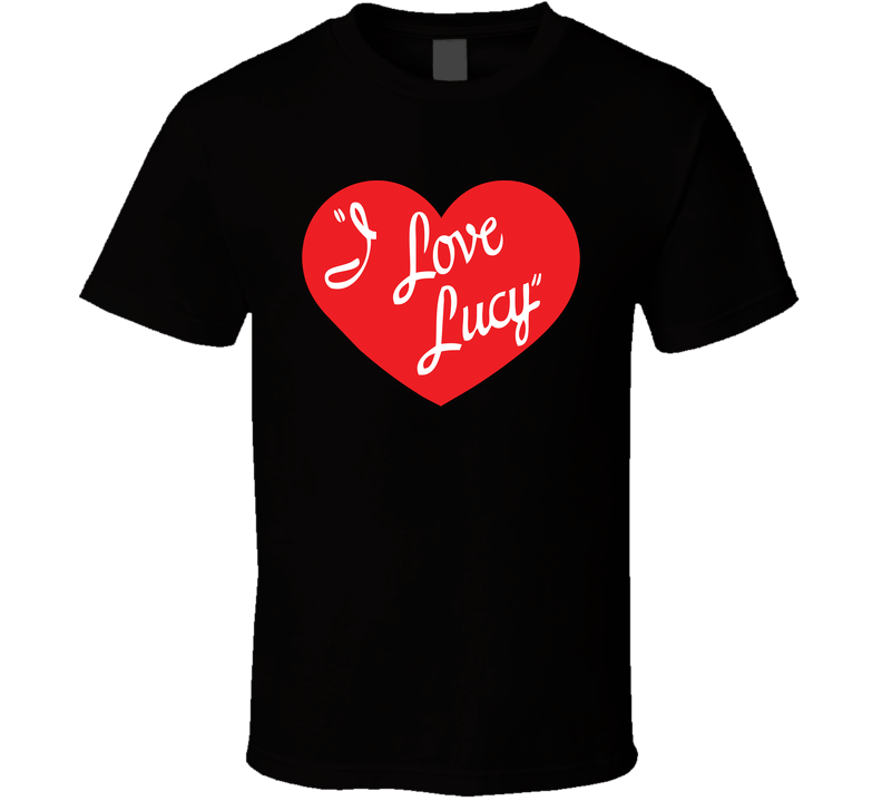 I Love Lucy Classic Tv Show Black Unisex T Shirt I Love Lucy Classic Tv Show Black Unisex T Shirt