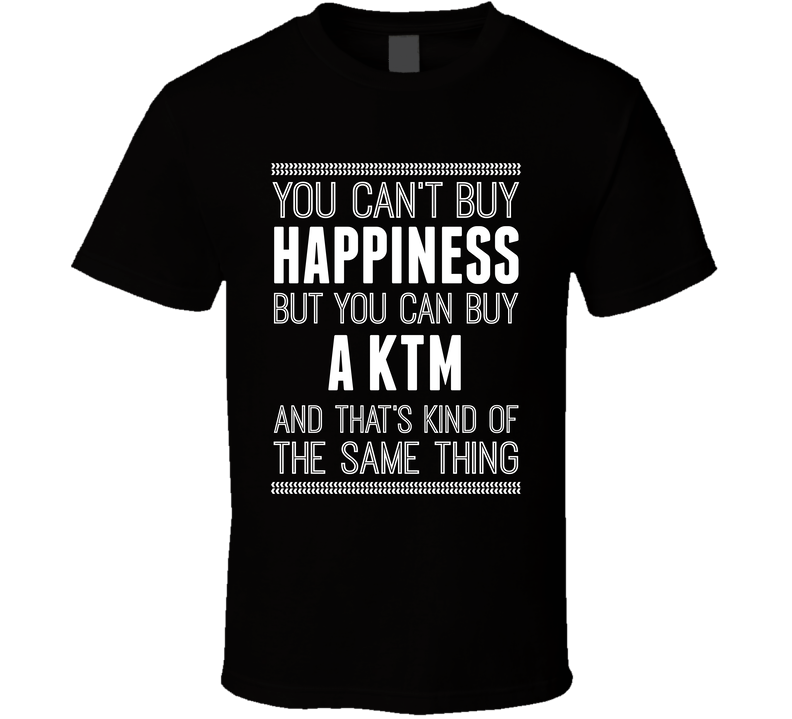 Buy A Ktm Happiness Car Lover Black Unisex T Shirt Buy A Ktm Happiness Car Lover Black Unisex T Shirt