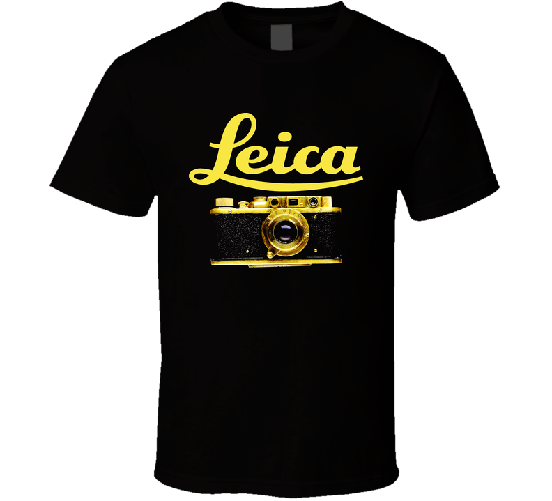 Leica Logo Black Unisex T Shirt Leica Logo Black Unisex T Shirt