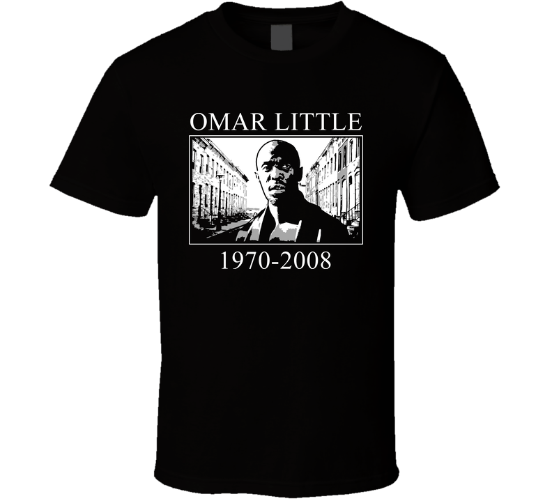 Omar Little The Wire Black Unisex T Shirt Omar Little The Wire Black Unisex T Shirt