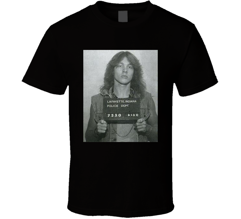 Axl Rose Mugshot Fan Black Unisex T Shirt