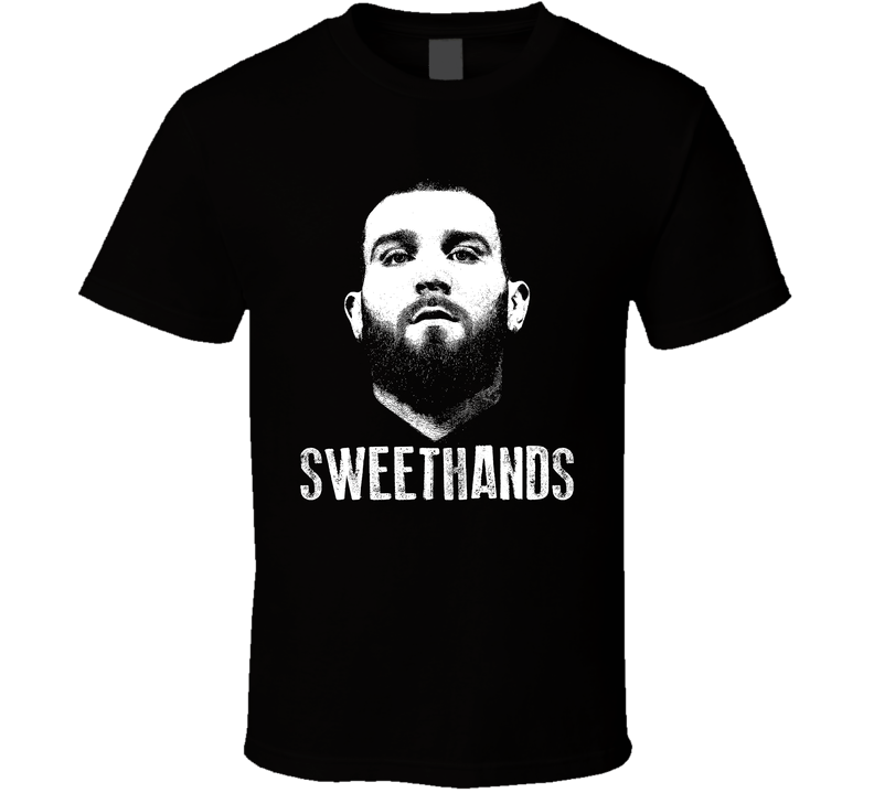 Caleb Plant Sweethands Big Face Silhouette Boxing Fight Fan Black Unisex T Shirt