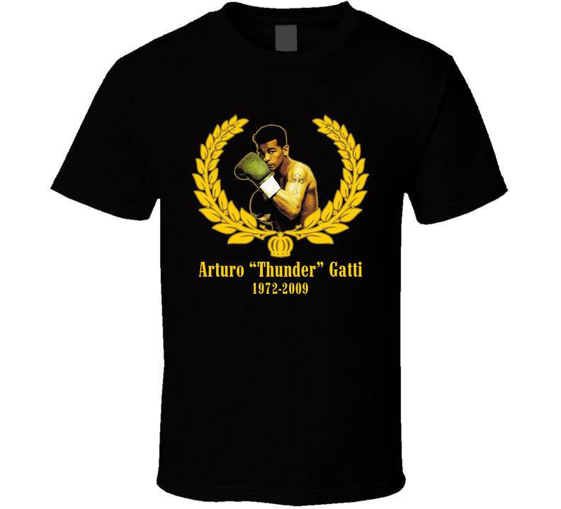 Arturo Gatti Boxing Black Unisex T Shirt Arturo Gatti Boxing Black Unisex T Shirt