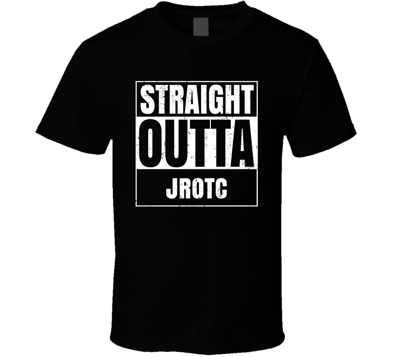 Straight Outta Jrotc School Subject Learning Parody Black Unisex T Shirt Straight Outta Jrotc School Subject Learning Parody Black Unisex T Shirt