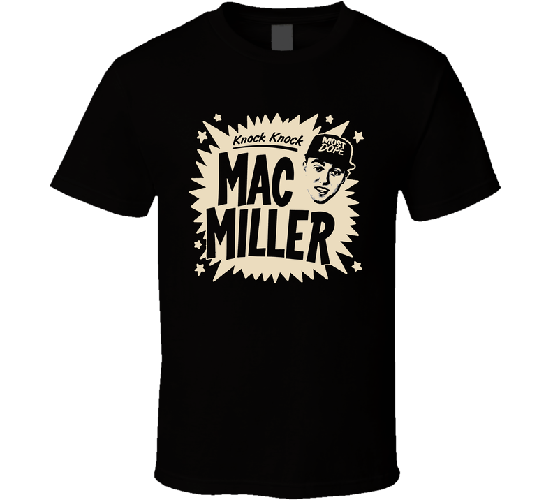 Mac Miller Knock Knock Black Unisex T Shirt Mac Miller Knock Knock Black Unisex T Shirt
