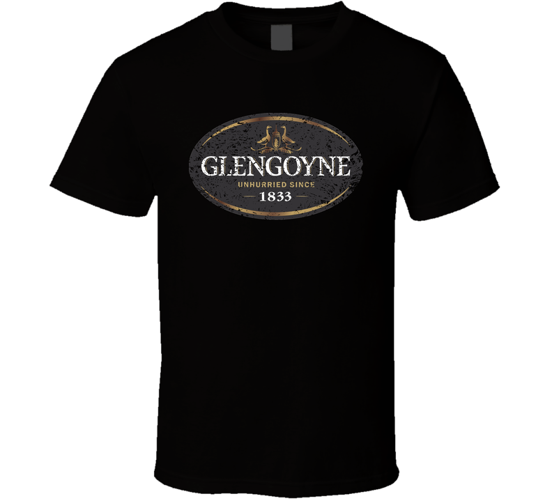 Glengoyne Logo Popular Scotch Whisky Alcohol Beverage Drink Fan Gift Black Unisex T Shirt Glengoyne Logo Popular Scotch Whisky Alcohol Beverage Drink Fan Gift Black Unisex T Shirt
