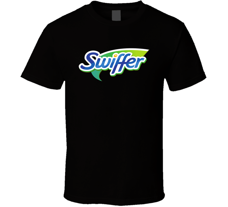 Swiffer Sweeper Household Cleaning Mop Logo Black Unisex T Shirt Swiffer Sweeper Household Cleaning Mop Logo Black Unisex T Shirt