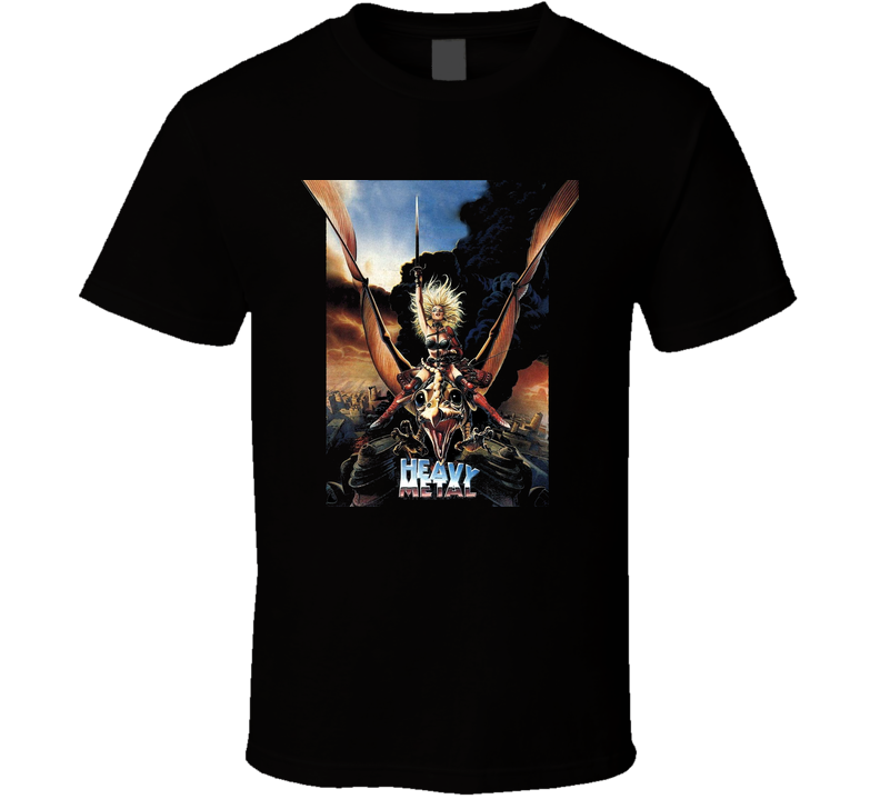 Heavy Metal Fantasy Cult Movie Black Unisex T Shirt Heavy Metal Fantasy Cult Movie Black Unisex T Shirt
