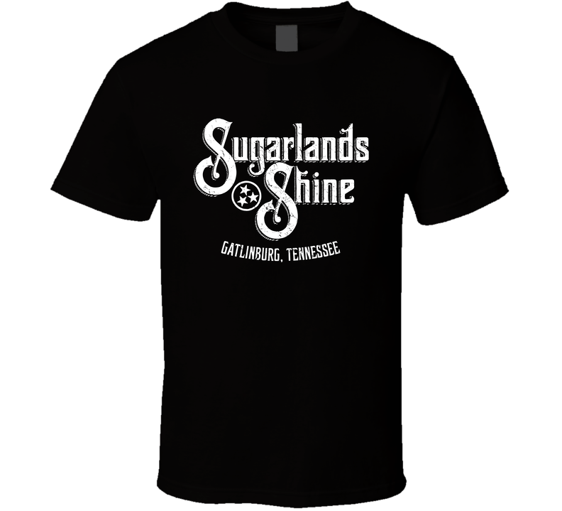 Sugarlands Shine Moonshine Tennessee Whiskey Label Logo Drinking Black Unisex T Shirt Sugarlands Shine Moonshine Tennessee Whiskey Label Logo Drinking Black Unisex T Shirt
