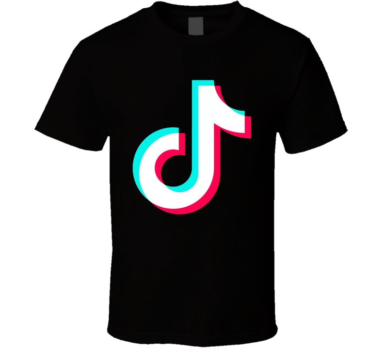 Tik Tok Mobile App Icon Logo Black Unisex T Shirt Tik Tok Mobile App Icon Logo Black Unisex T Shirt