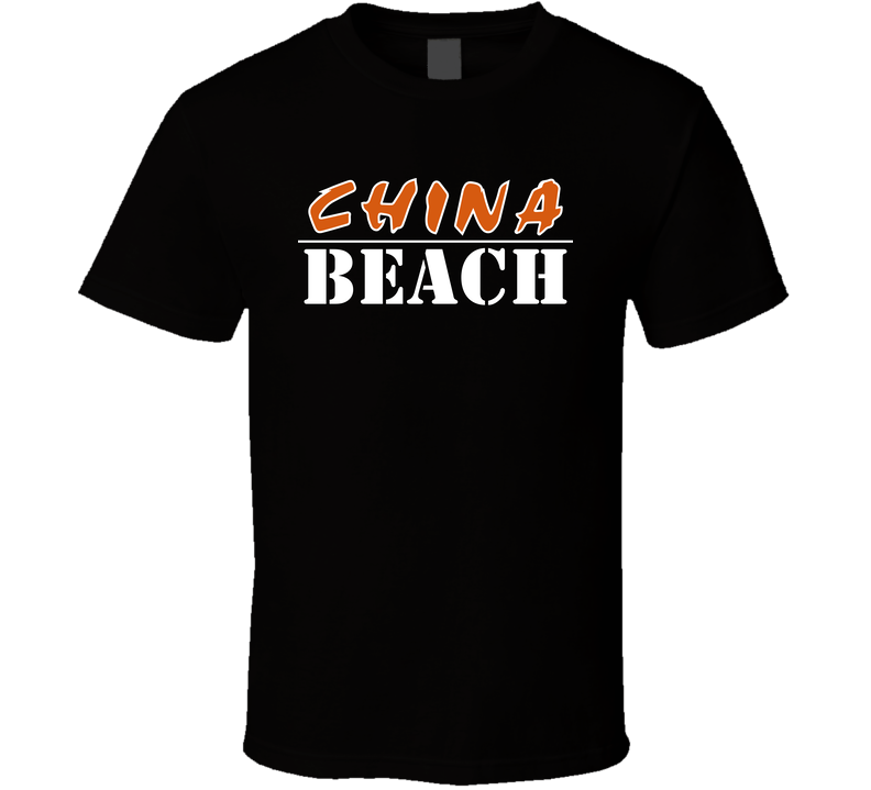 China Beach Tv Show Logo Fan Black Unisex T Shirt