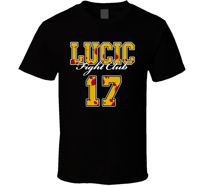 Milan Lucic Fight Club Hockey Playoffs Black Unisex T Shirt
