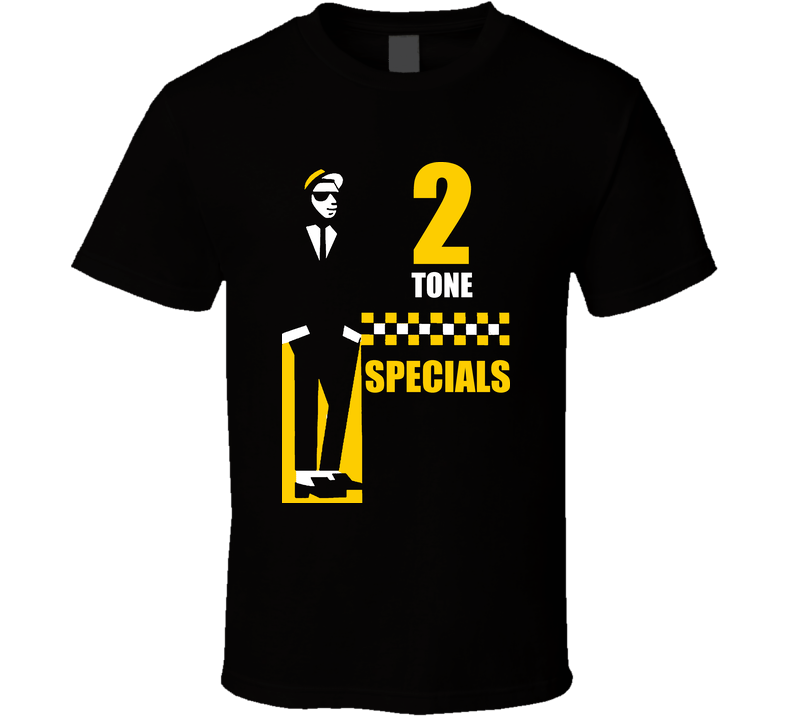 The Specials 2 Tone Ska Dub Black Unisex T Shirt