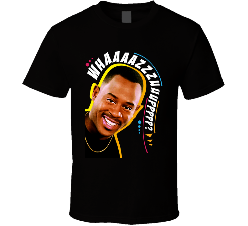 What's Up Whazup Martin Lawrence Tv Show Fan Black Unisex T Shirt