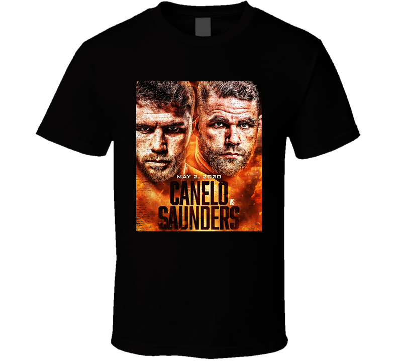 Canelo Vs Saunders Mma Fight Card  Fan Black Unisex T Shirt