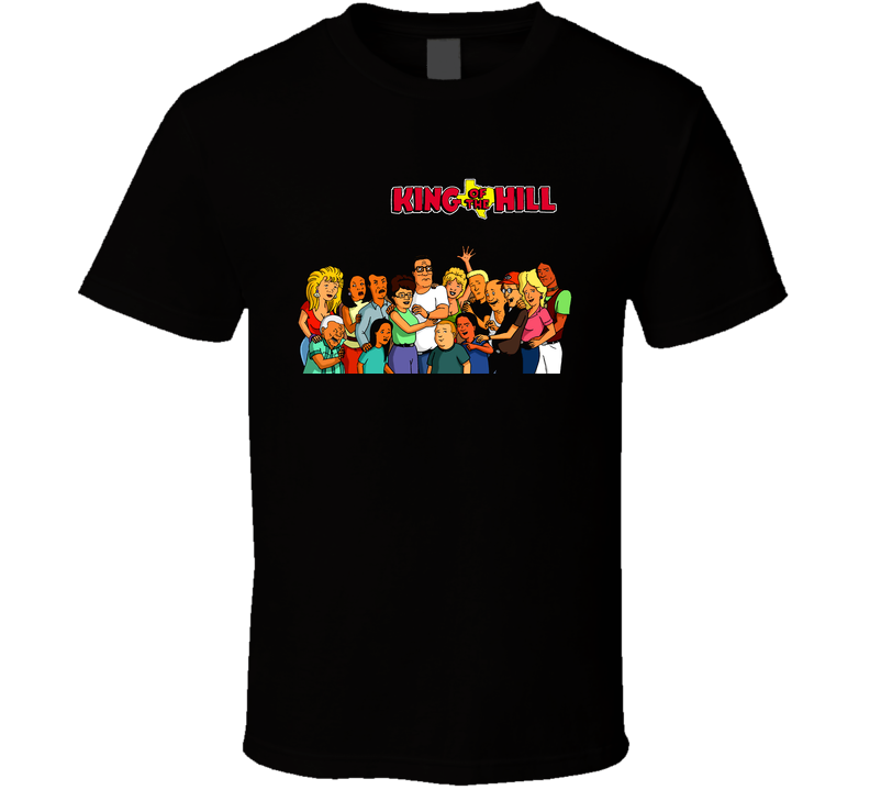 King Of The Hill Cartoon Mike Judge Black Unisex T Shirt King Of The Hill Cartoon Mike Judge Black Unisex T Shirt