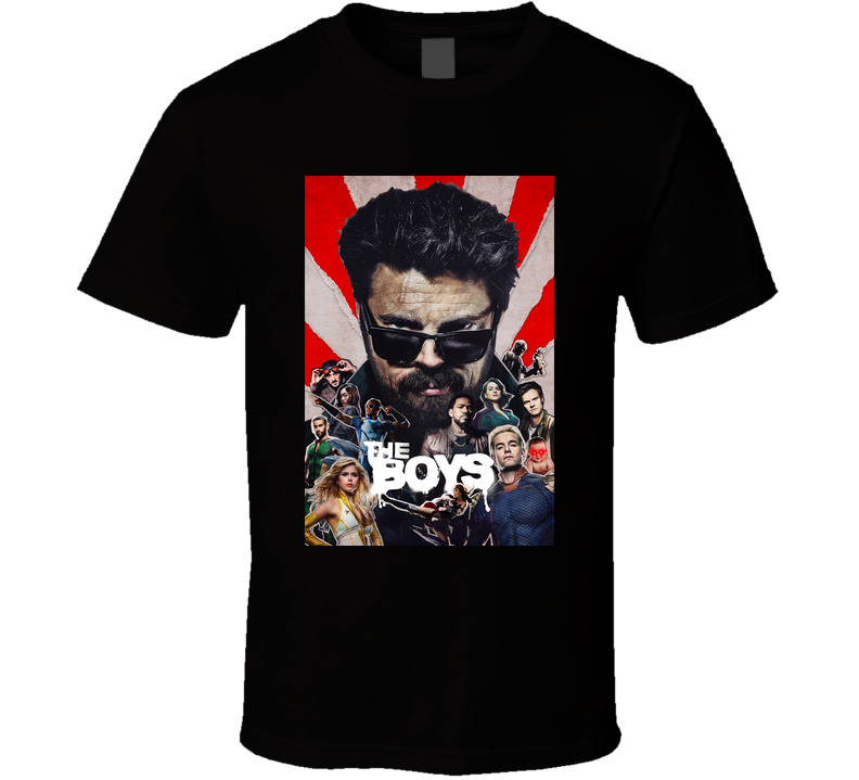 The Boys Season Two Black Unisex T Shirt The Boys Season Two Black Unisex T Shirt