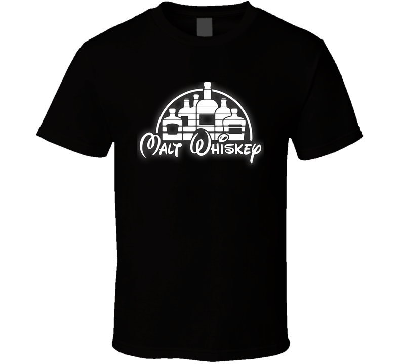 Malt Whiskey Funny Disney Parody Drinking Black Unisex T Shirt Malt Whiskey Funny Disney Parody Drinking Black Unisex T Shirt